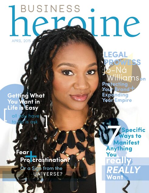 Jo-Ná Williams, J.A. Williams Law and Artist Empowerment, Business Heroine Magazine